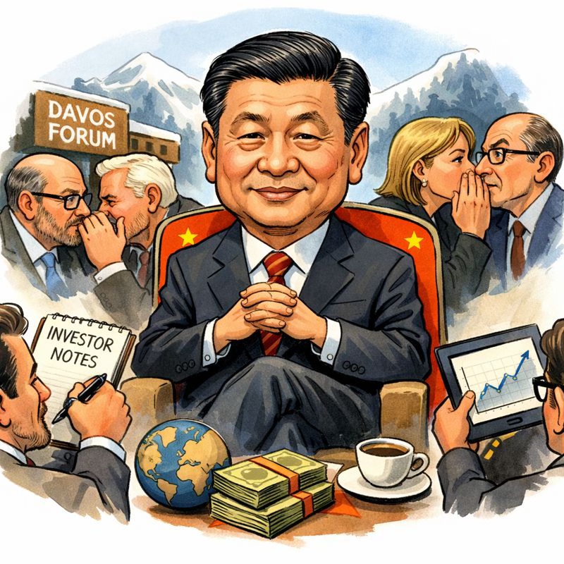 What Investors and Fund Managers Were Saying About China in Davos Corridors cover
